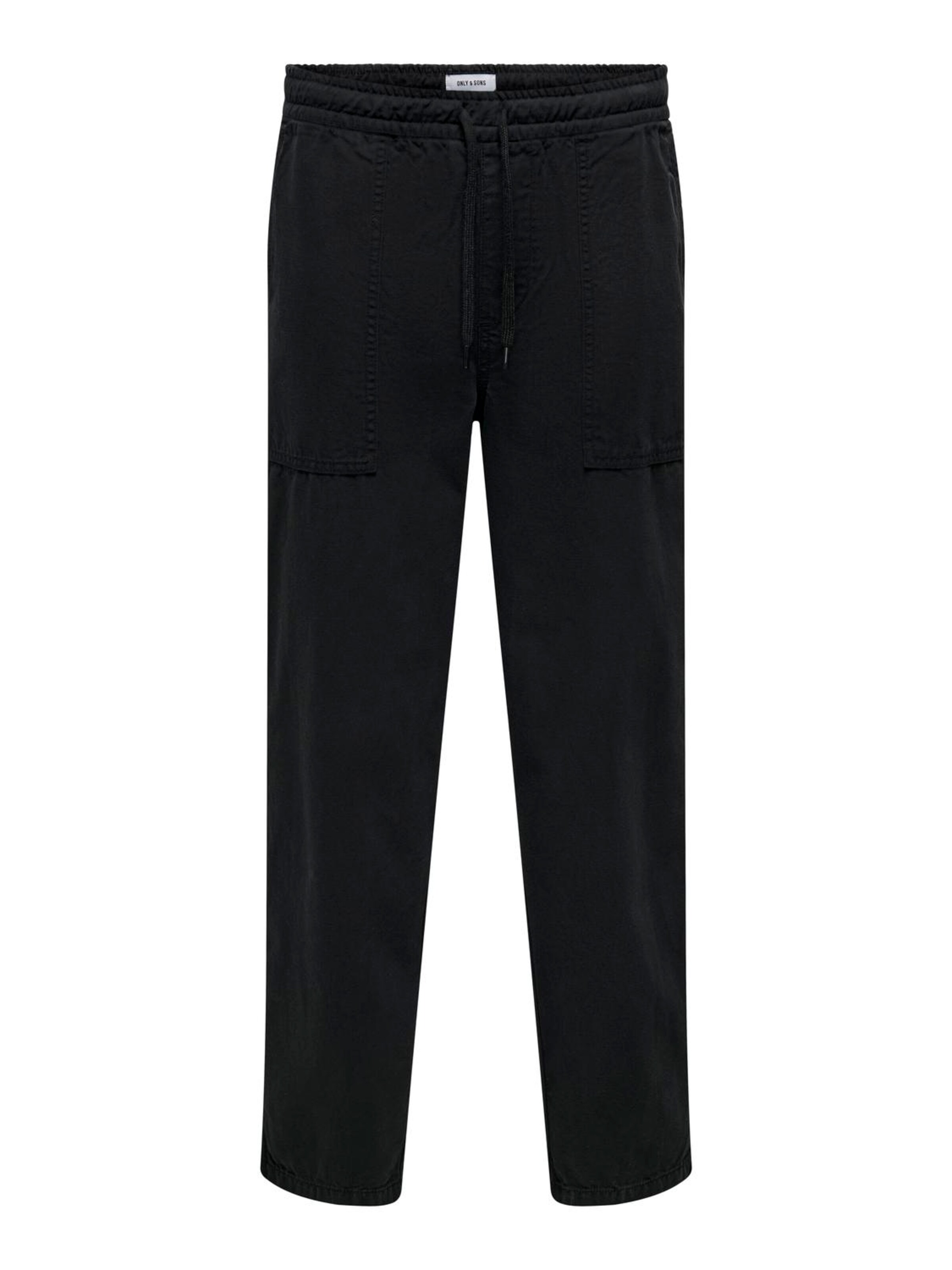 Regular Pantalon Only & Sons en noir : devant