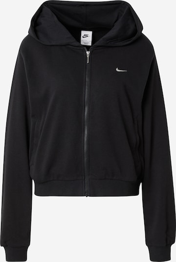 Nike Sportswear Sweatjacka i svart / vit, Produktvy