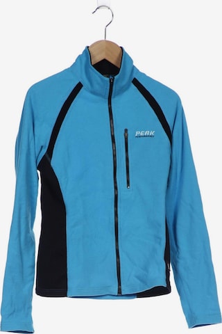 PEAK PERFORMANCE Sweatshirt & Zip-Up Hoodie in S in Blue: front