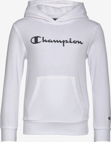 Champion Authentic Athletic Apparel Klasický střih Mikina – bílá: přední strana