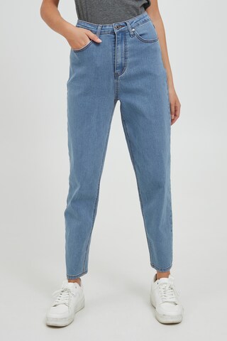 Oxmo Regular Mom-Jeans 'ANNE' in Blau: predná strana