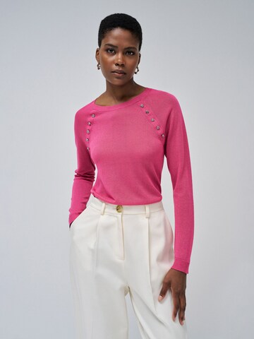 Salsa Jeans Sweater in Pink: front