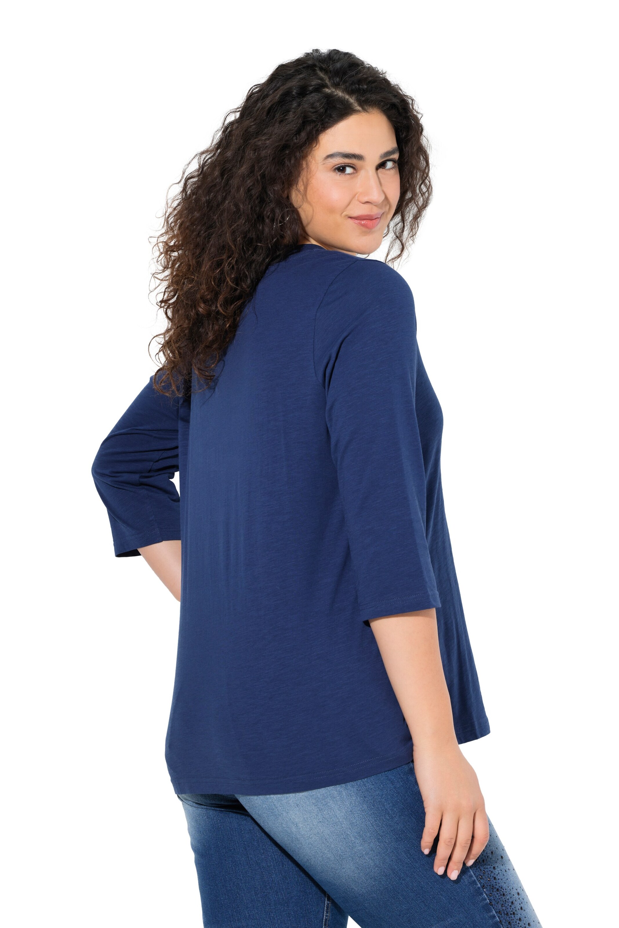 Ulla Popken Shirt in Blauw