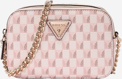 GUESS Crossbody bag 'Vikky' in Aubergine / Pink / Dusky pink / White, Item view