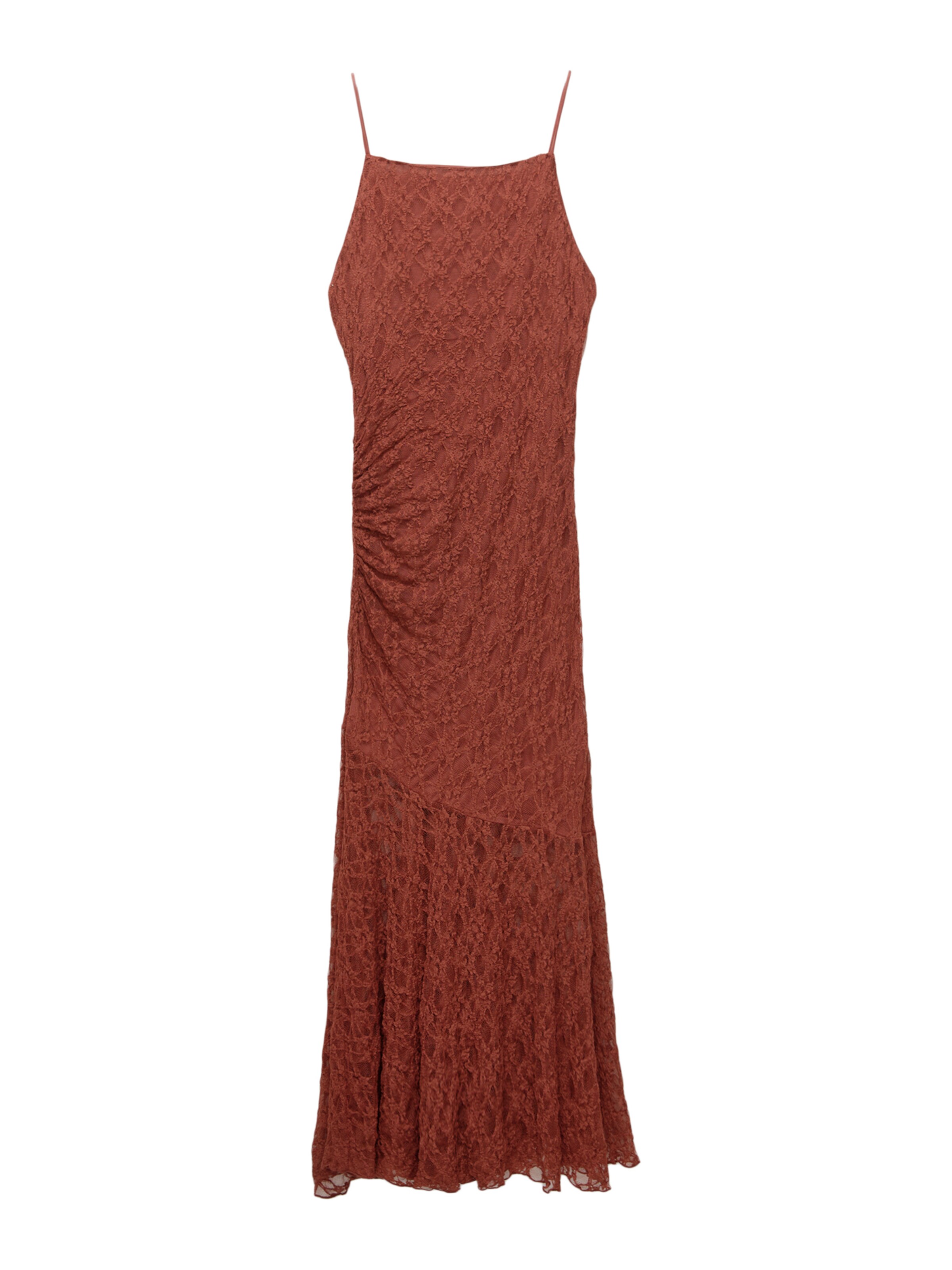 Pull&Bear Dress in Brown: front