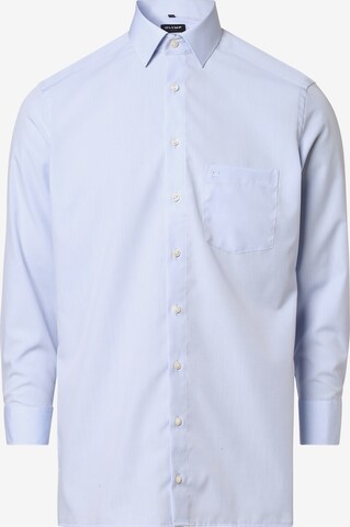 Coupe regular Chemise OLYMP en bleu : devant