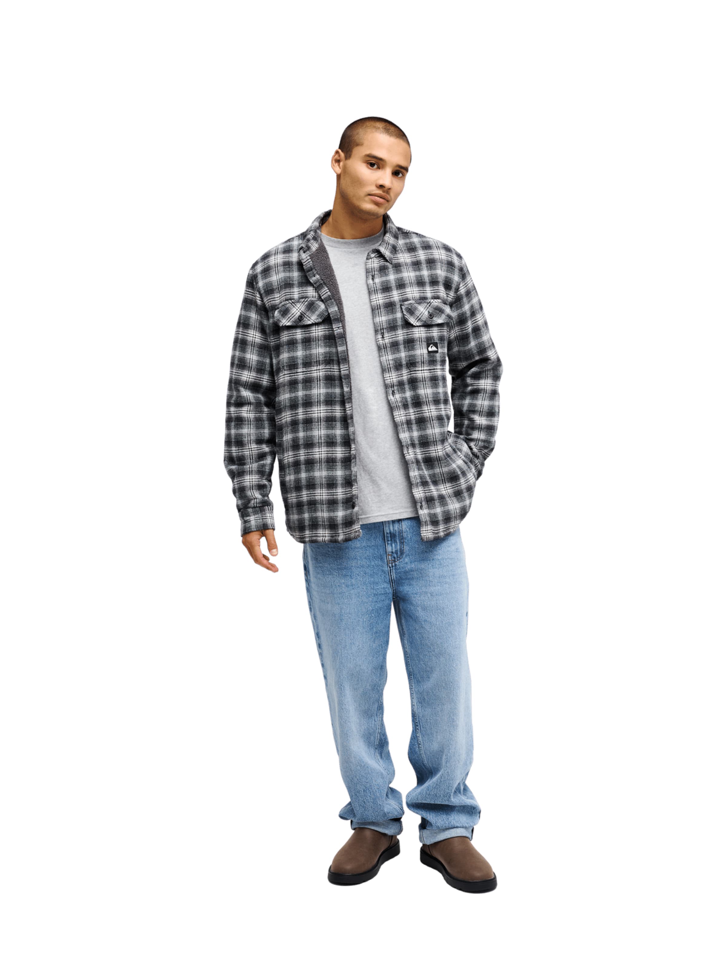 QUIKSILVER Comfort Fit Hemd in Schwarz