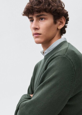 MANGO TEEN Sweater 'Basico' in Green