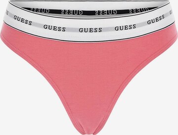 GUESS Thong in Pink: front