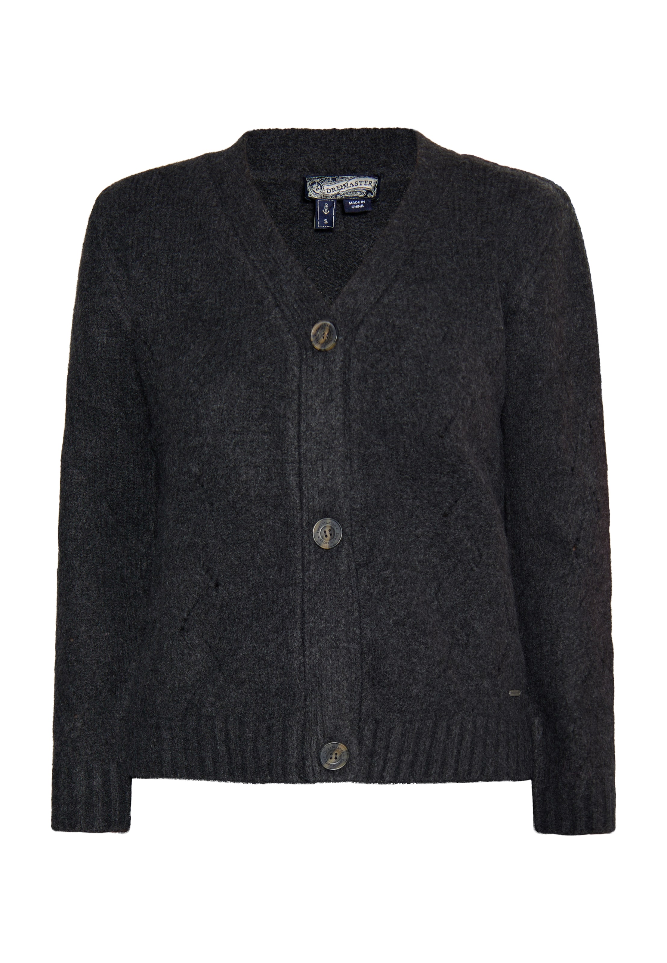 DreiMaster Vintage Kampsun, värv hall: eest vaates