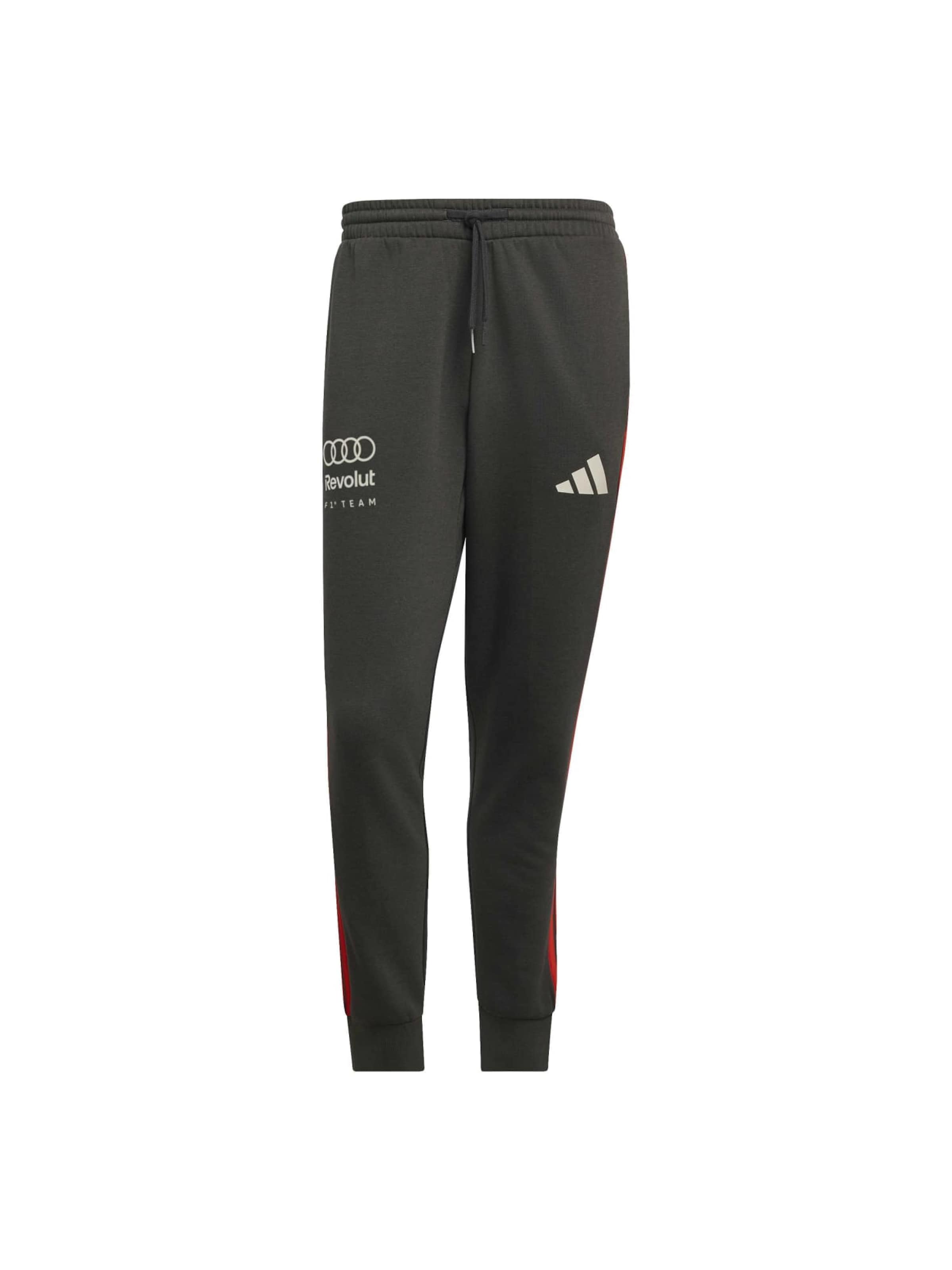 ADIDAS SPORTSWEAR Tapered Sportbroek 'AU DNA' in Zwart: voorkant
