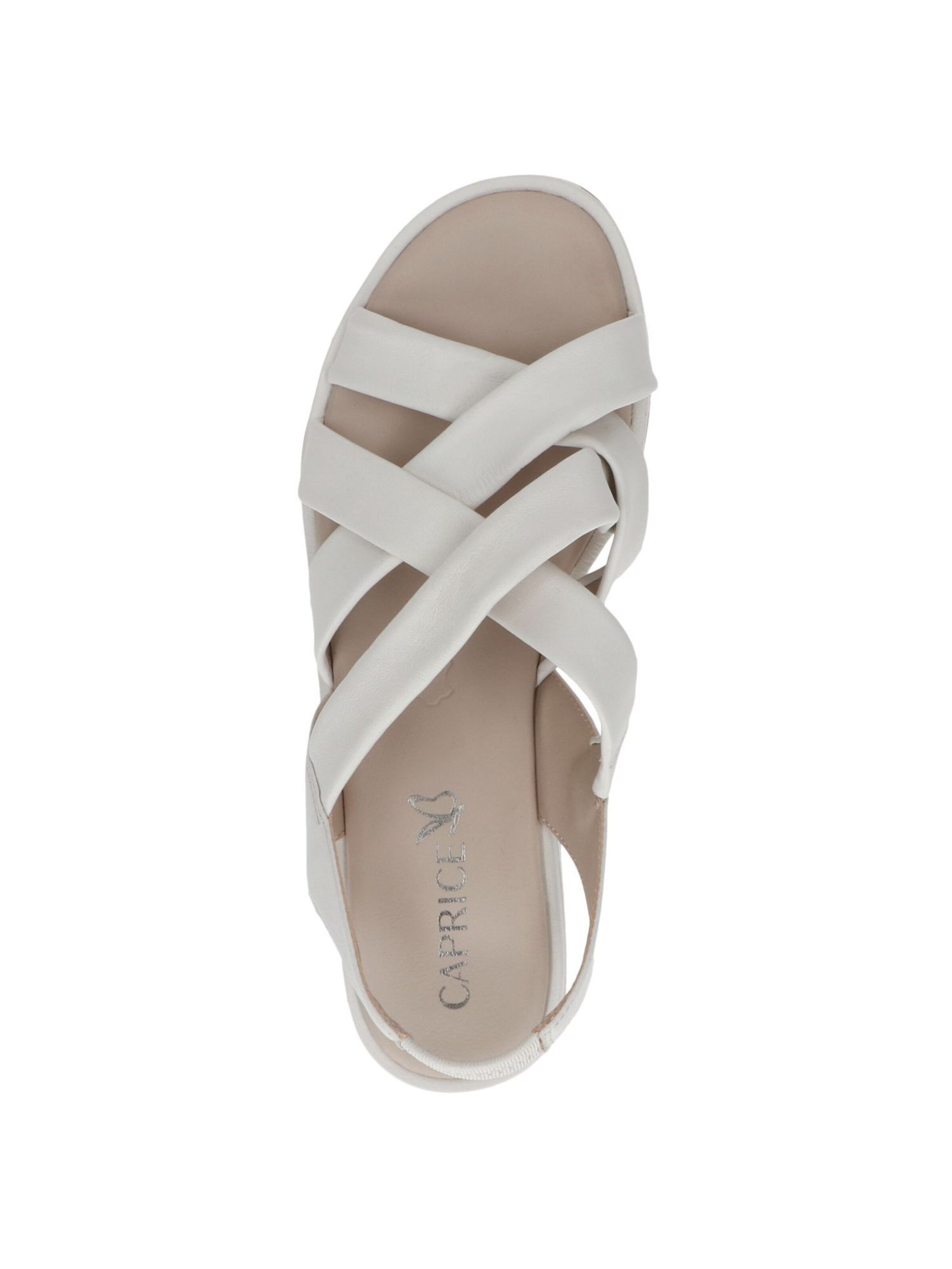 CAPRICE - Sandália em branco