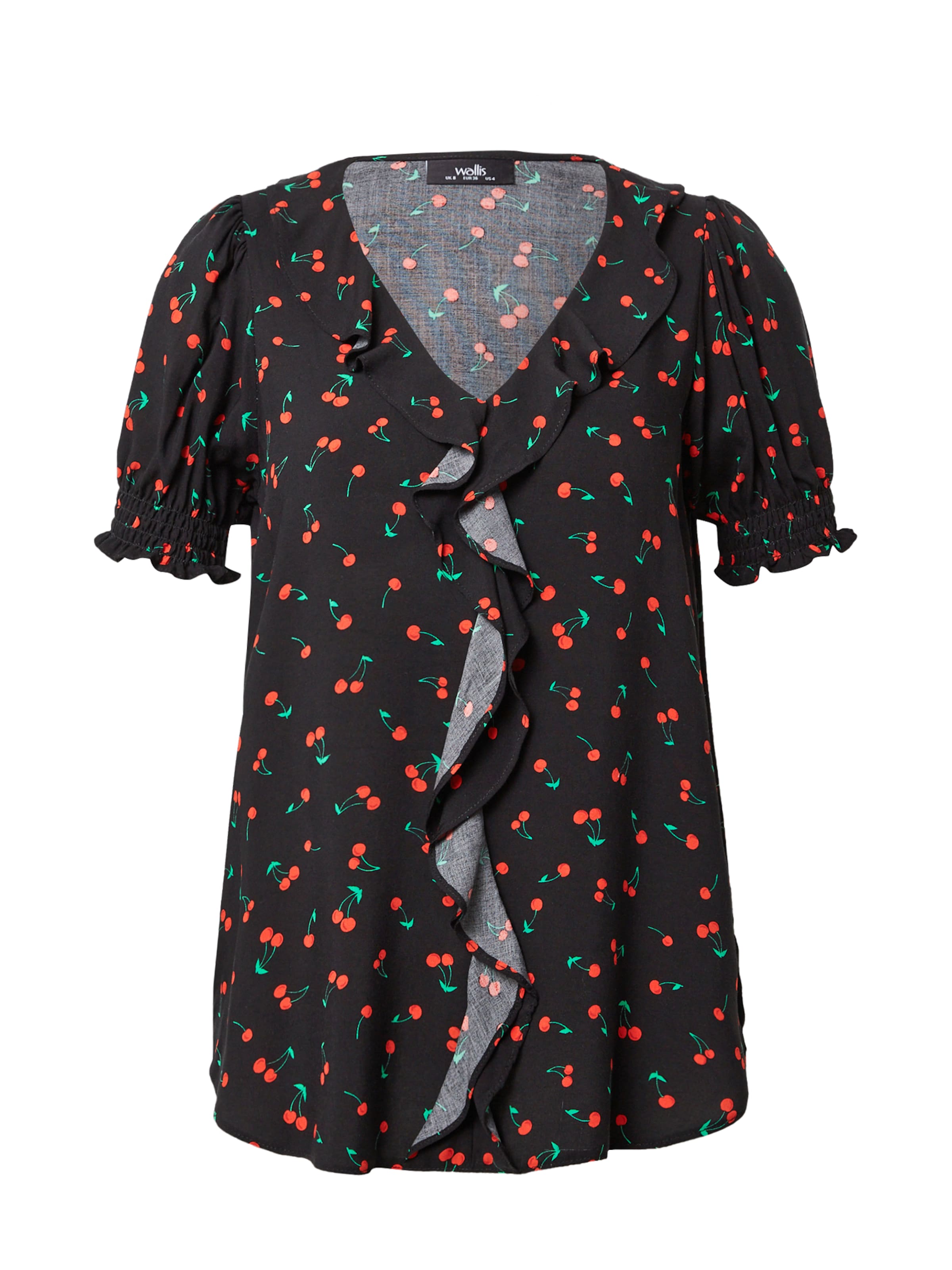 Chemisier Wallis en noir : devant