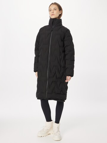 Weather Report Outdoor Coat 'Fosteras' in Black: front