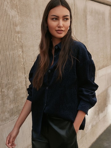 Next - Blusa en azul: frente