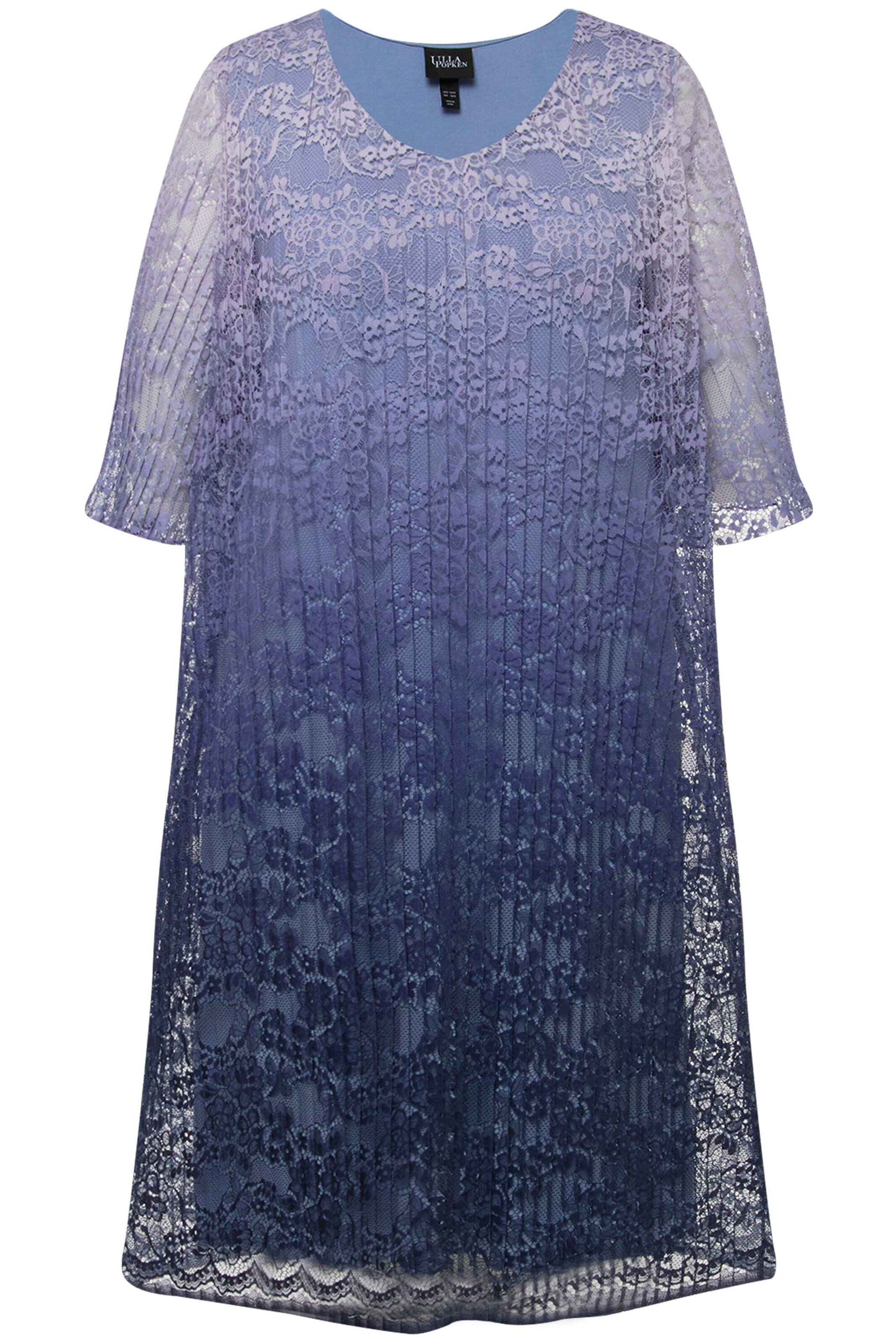 Ulla Popken Kleid in Blau: Vorderseite