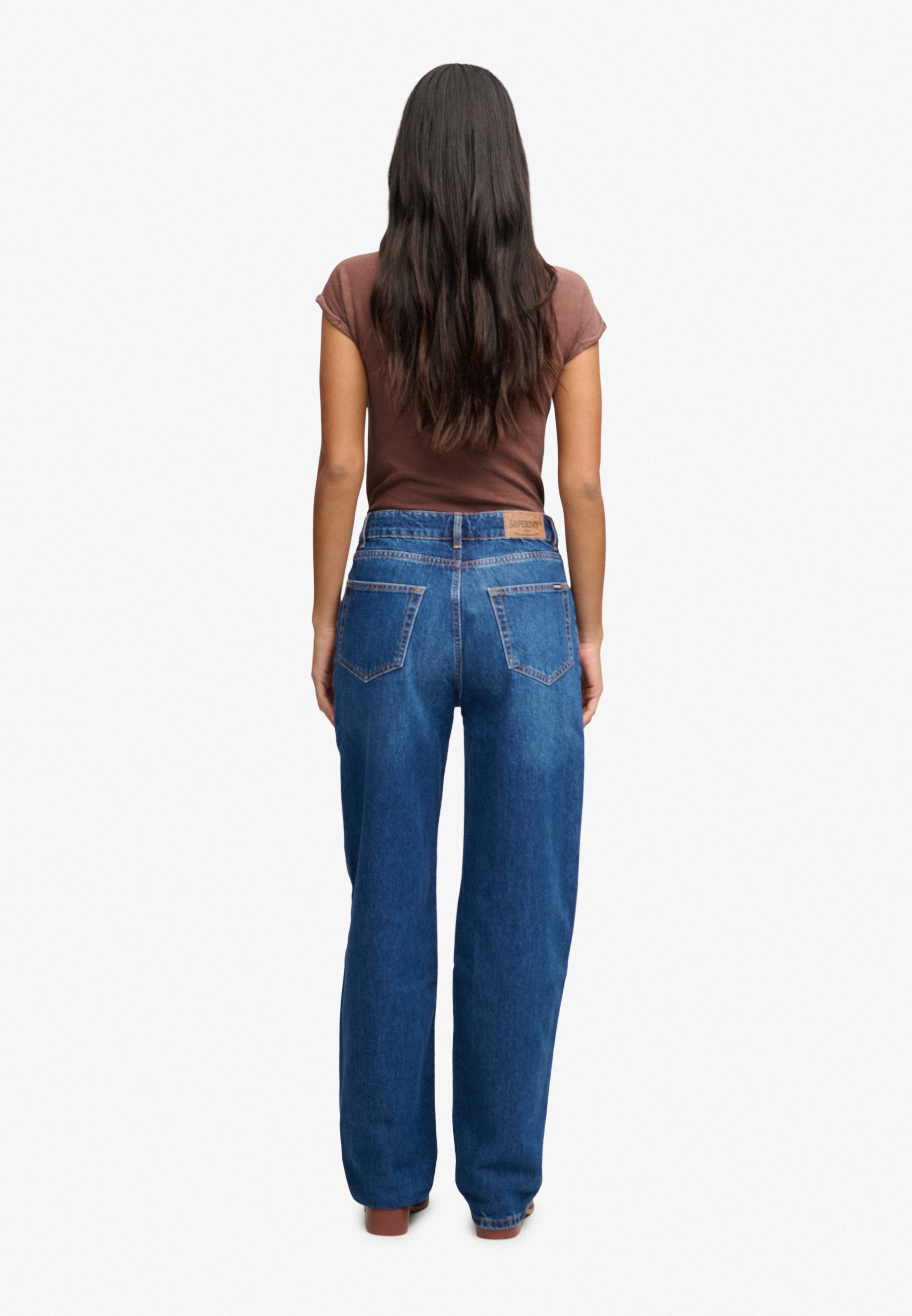 Wide Leg Jean Superdry & Co en bleu
