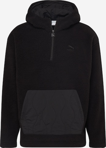 Felpa di PUMA in nero: frontale
