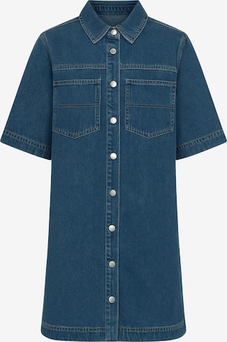 Abito camicia 'Ninni' di NORR in blu: frontale