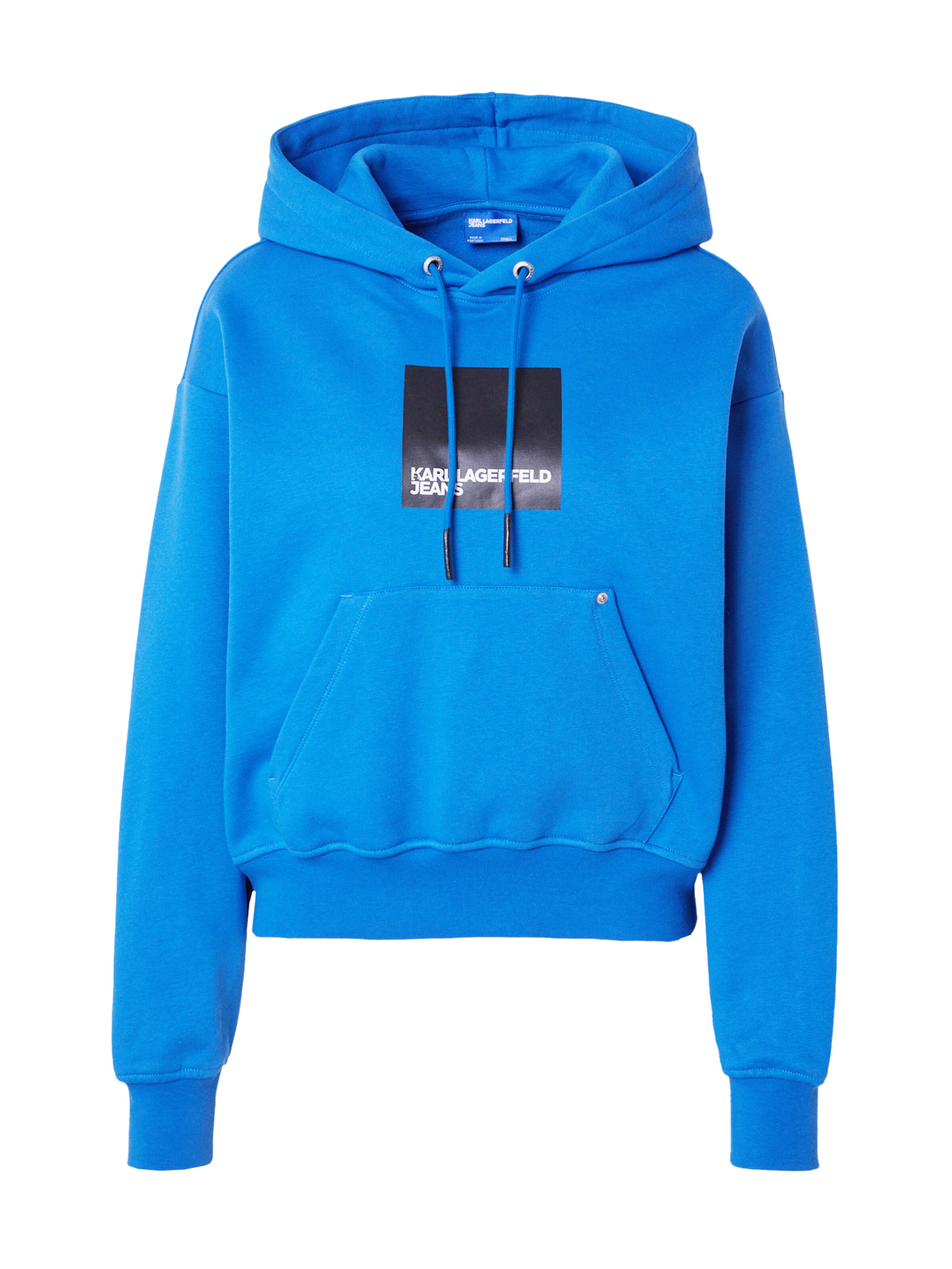 KARL LAGERFELD JEANS Sweat-shirt en bleu / noir / blanc, Vue avec produit