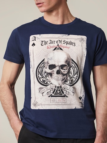 T-Shirt 'Ace' Deeluxe en bleu