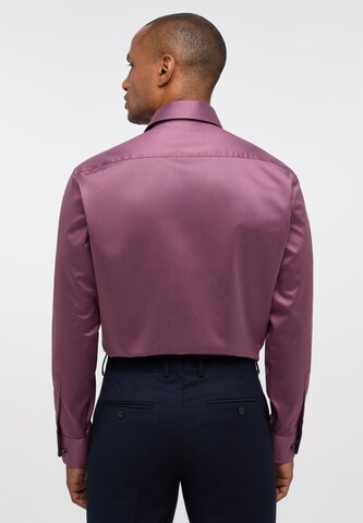 ETERNA Regular fit Button Up Shirt in Purple