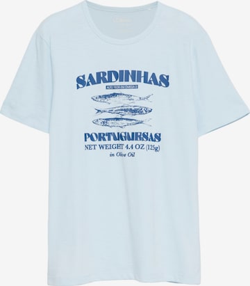 s.Oliver Shirt 's.Oliver - Heren t-shirt' in Blauw: voorkant