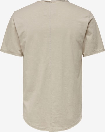 T-Shirt 'Benne' Only & Sons en gris