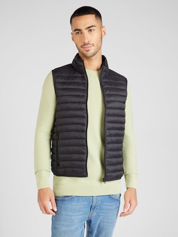 UNITED COLORS OF BENETTON Bodywarmer in Zwart: voorkant