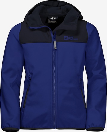 JACK WOLFSKIN Outdoorjas 'Fourwinds' in Blauw: voorkant