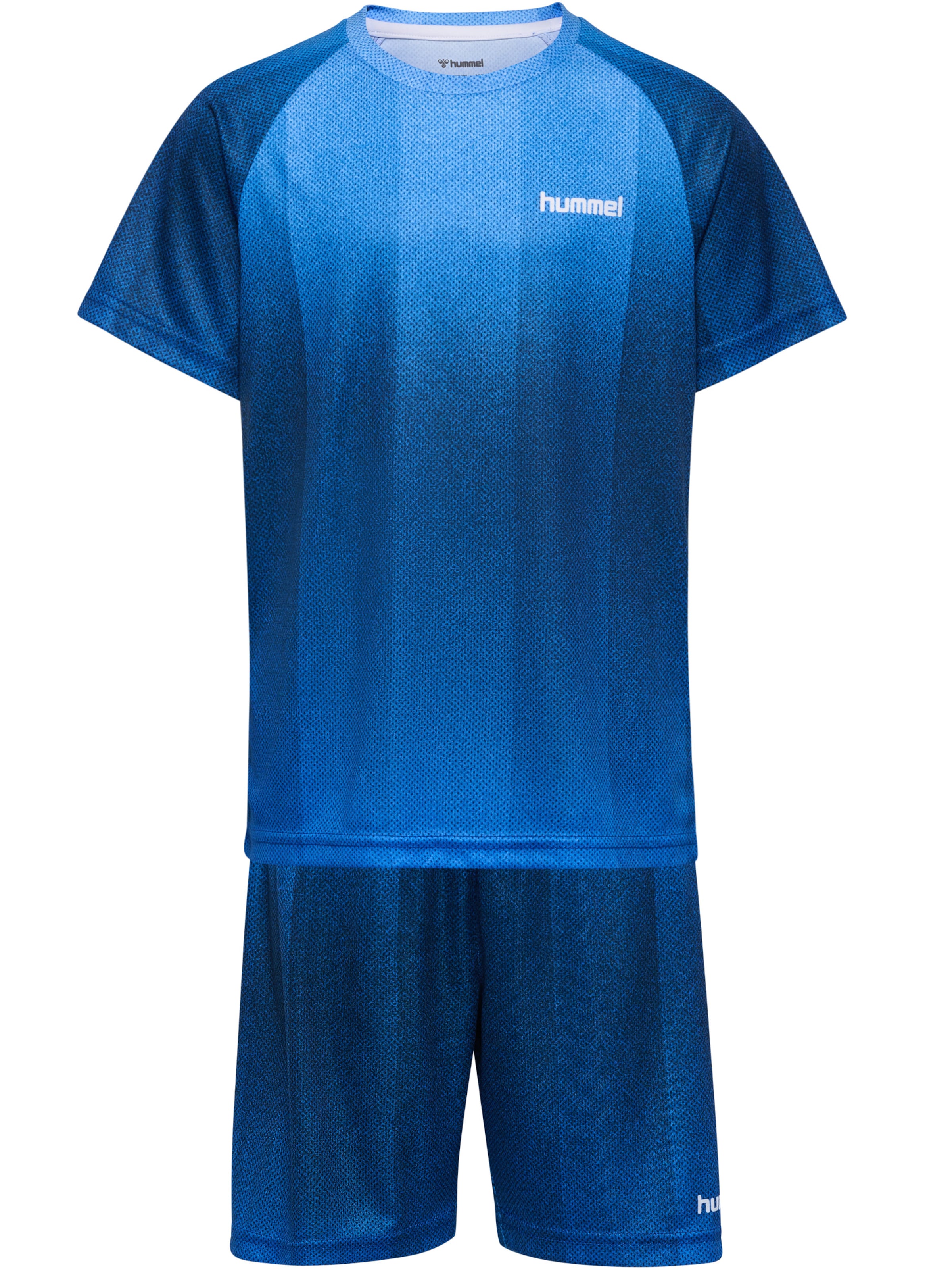 Hummel Tracksuit in Blue: front