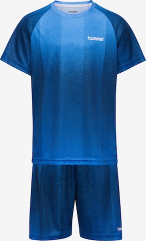 Hummel Tracksuit in Blue: front