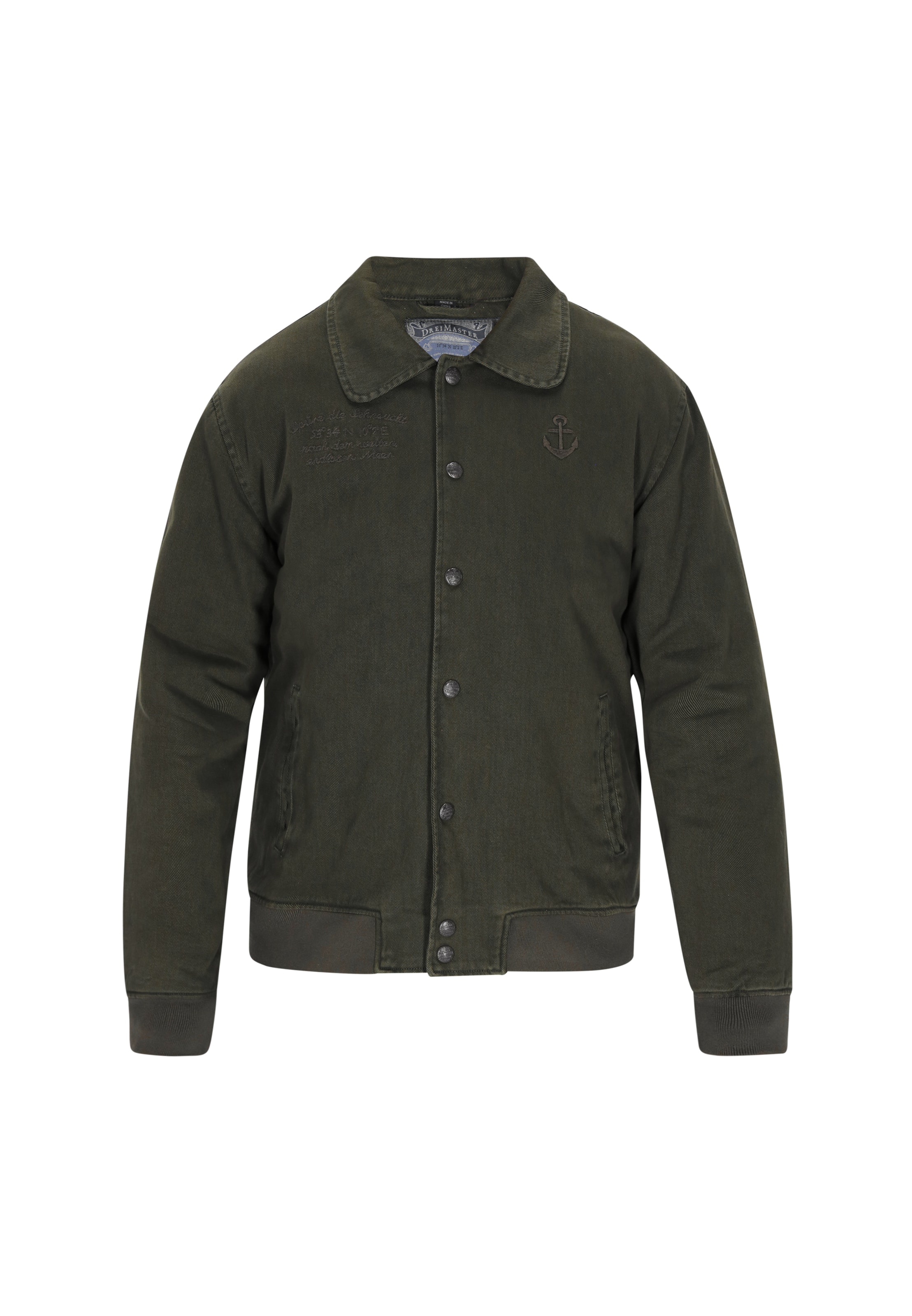 DreiMaster Vintage Between-season jacket in Green: front
