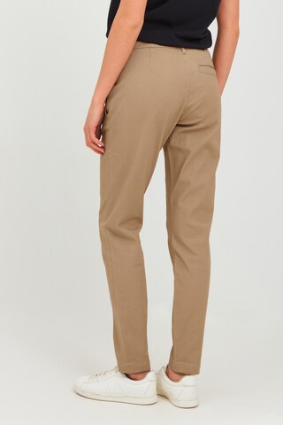 Oxmo Regular Chino Pants 'Pilar' in Beige