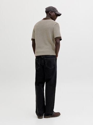 JACK & JONES Pullover 'JPRBLUKINGSLEY' in Braun