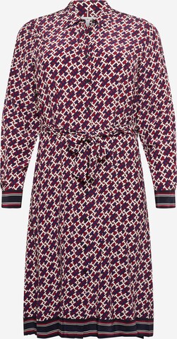 Tommy Hilfiger Curve Shirt Dress in Red: front