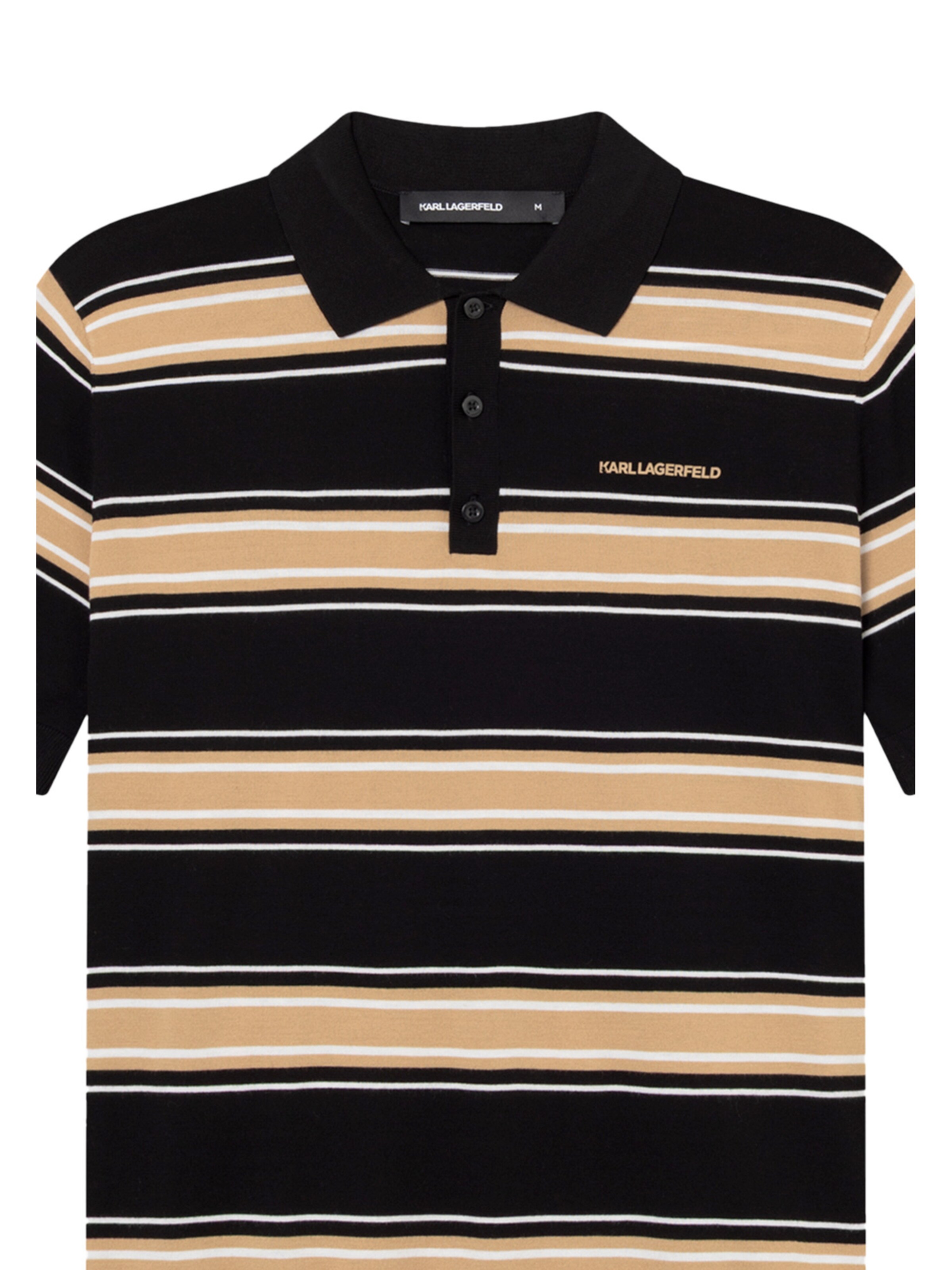 Karl Lagerfeld Poloshirt in Schwarz