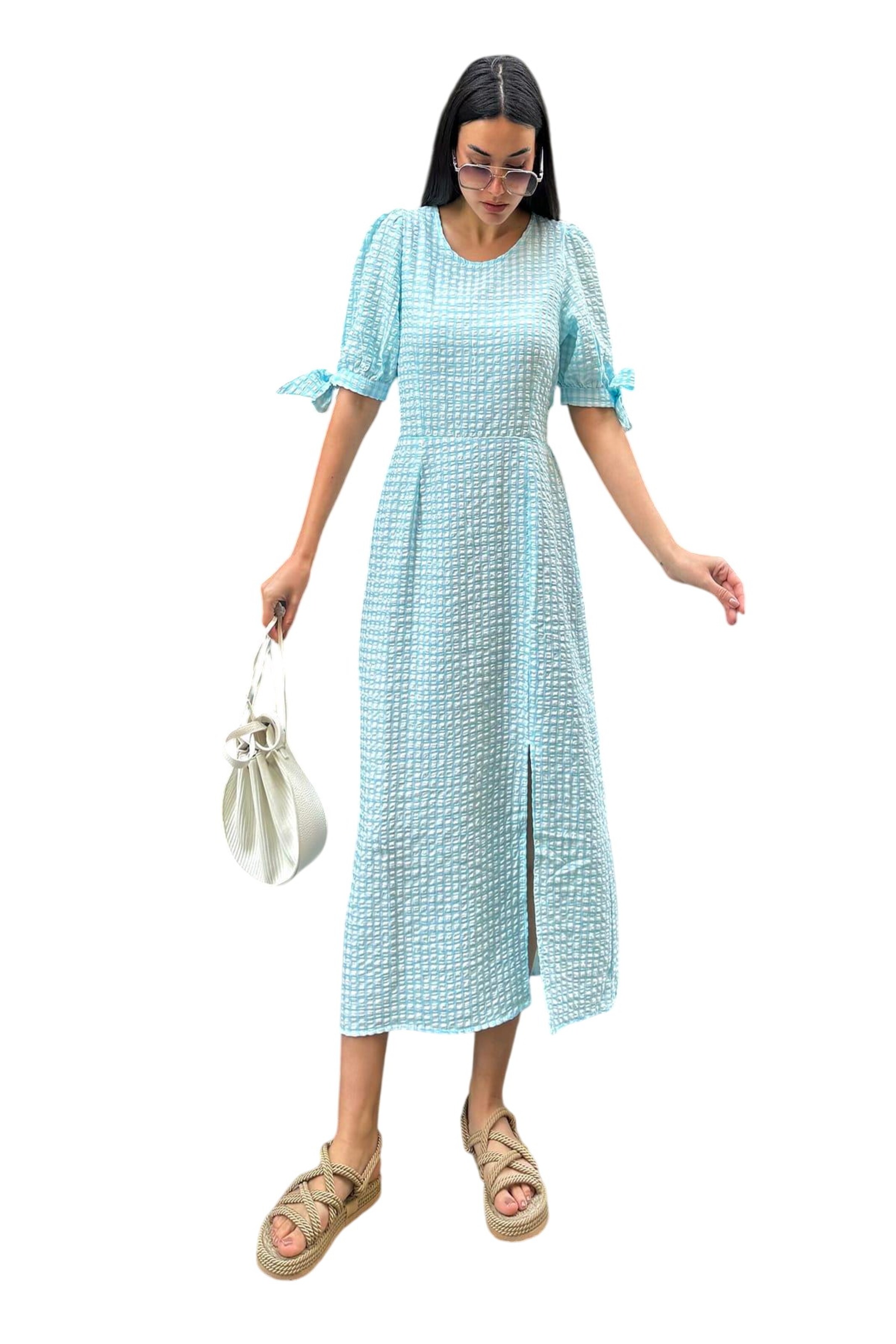 For You Moda Dress in Blue