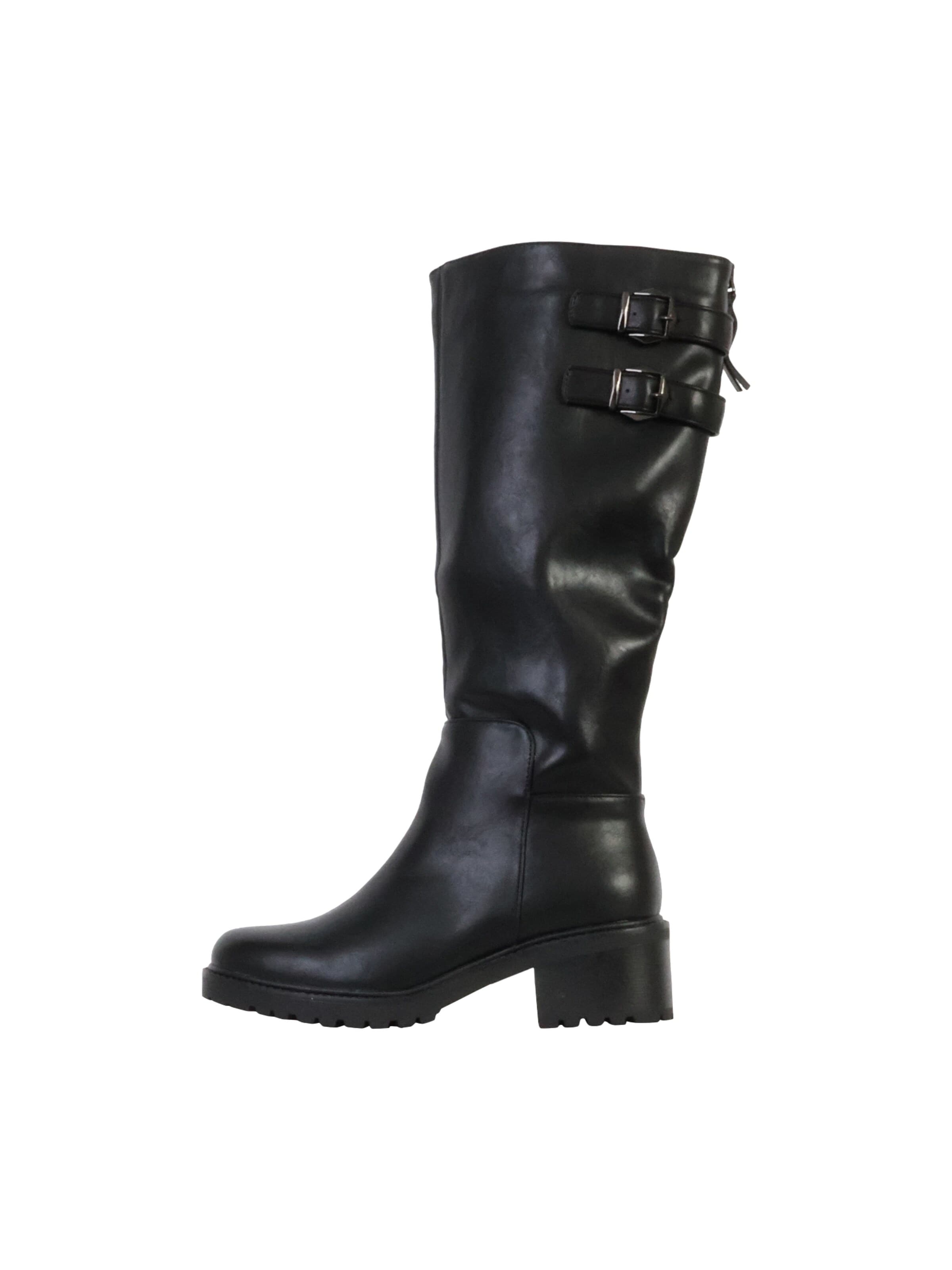 Boots Super Mode en noir : devant