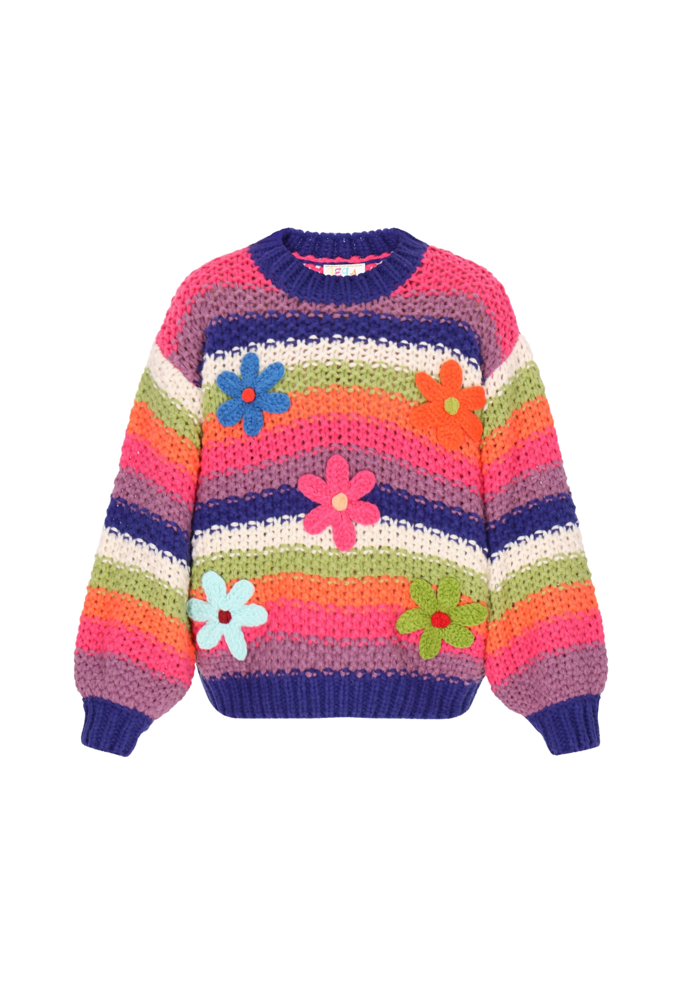 IZIA - Pullover oversized 'Fashion Look' em mistura de cores: frente