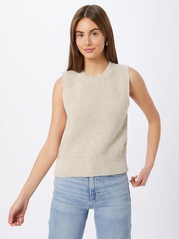 ONLY Sweater 'Paris' in Beige: front