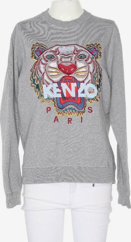 KENZO Sweatshirt & Zip-Up Hoodie in M in Grey: front