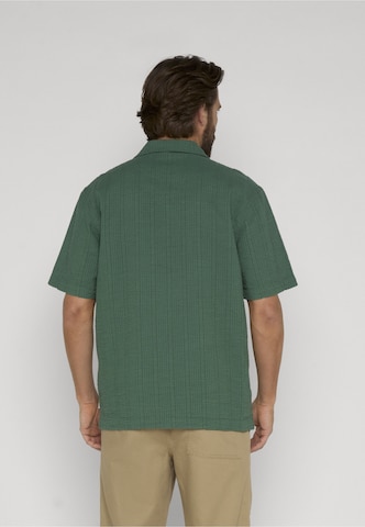 INDICODE JEANS - Ajuste regular Camisa 'Waves' en verde