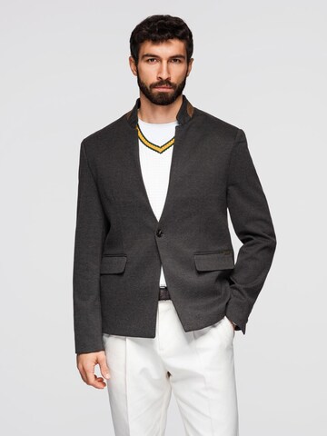 Giacca da completo di Ombre in nero: frontale