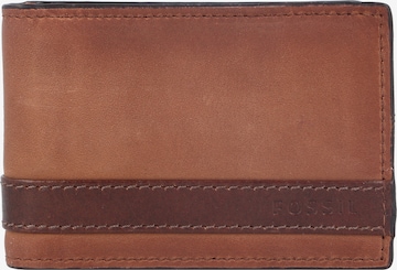 FOSSIL Wallet 'Quinn' in Brown: front
