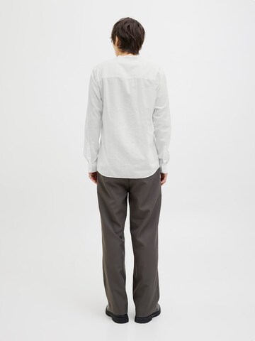 JACK & JONES Слим Рубашка 'JJBREEZE' в Белый