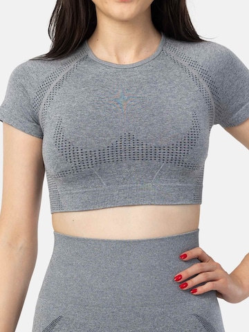 LEAFLETIC Bodywarmer 'Leafletic Women’s Short Sleeve Sports Tops' in Grijs
