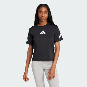 ADIDAS SPORTSWEAR Performance shirt 'Z.N.E.' in Black: front