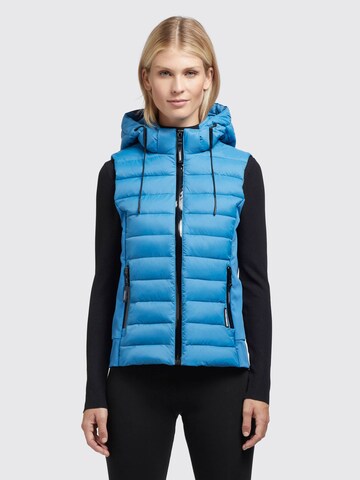 khujo Bodywarmer 'Fabia' in Blauw: voorkant