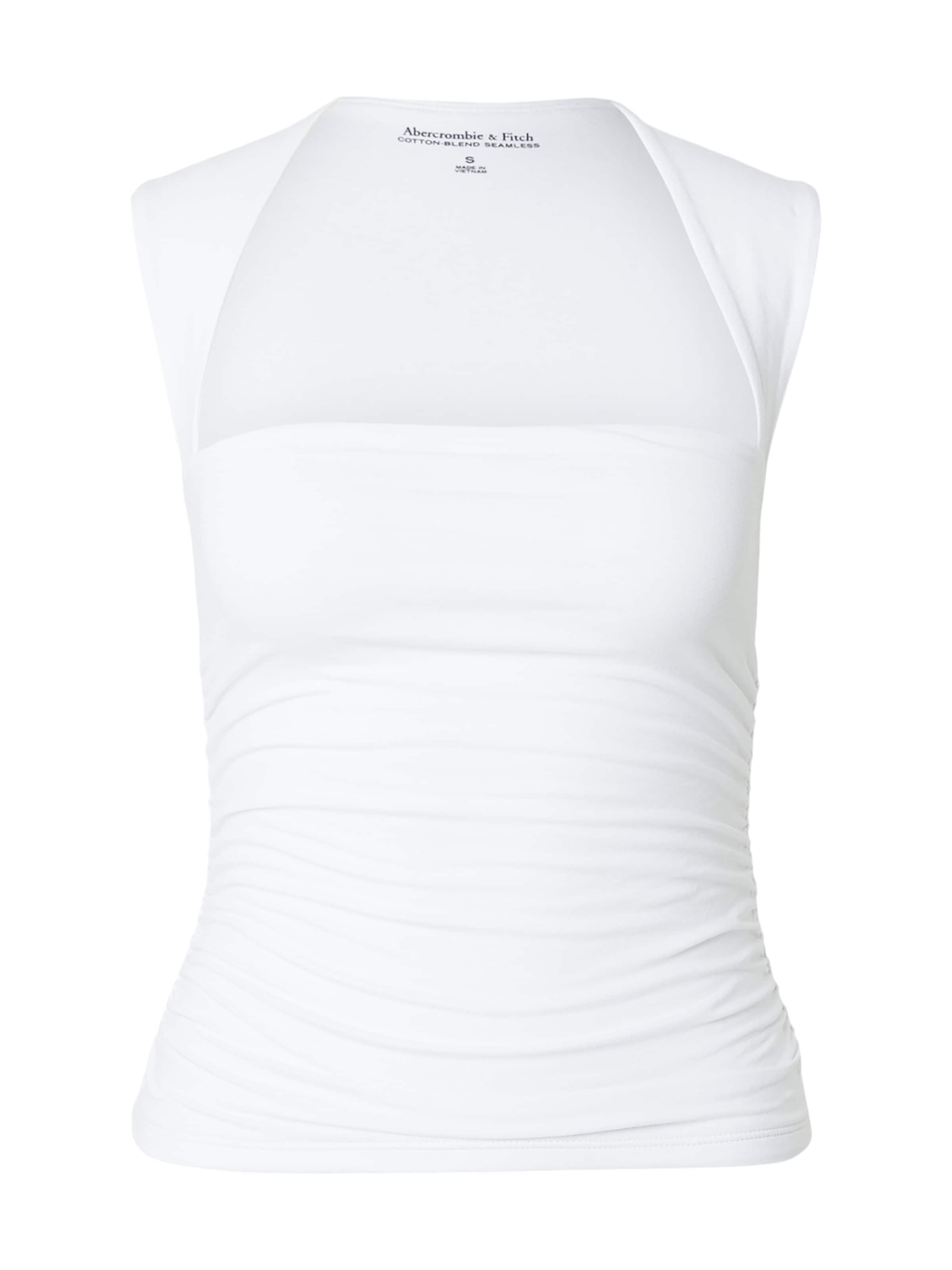 Haut 'AVA' Abercrombie & Fitch en blanc : devant